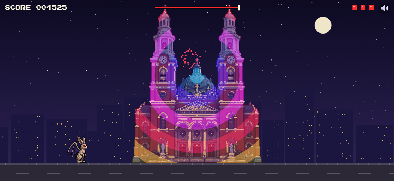 The closing projection show at Mother of God Church